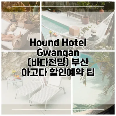 Hound Hotel Gwangan (바다전망) 부산 아고다 할인예약 팁