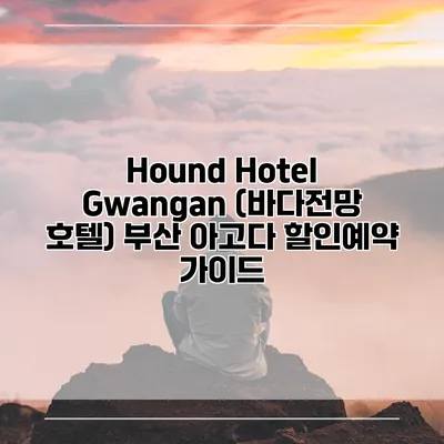 Hound Hotel Gwangan (바다전망 호텔) 부산 아고다 할인예약 가이드
