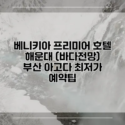 베니키아 프리미어 호텔 해운대 (바다전망) 부산 아고다 최저가 예약팁