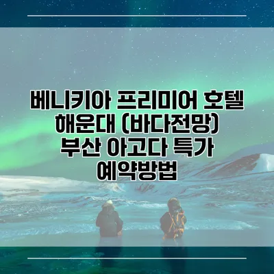 베니키아 프리미어 호텔 해운대 (바다전망) 부산 아고다 특가 예약방법