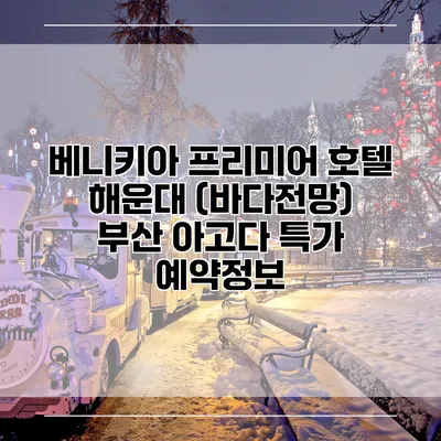 베니키아 프리미어 호텔 해운대 (바다전망) 부산 아고다 특가 예약정보