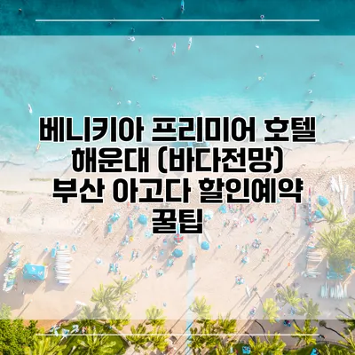 베니키아 프리미어 호텔 해운대 (바다전망) 부산 아고다 할인예약 꿀팁
