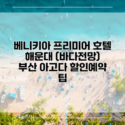 베니키아 프리미어 호텔 해운대 (바다전망) 부산 아고다 할인예약 팁