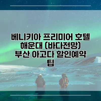 베니키아 프리미어 호텔 해운대 (바다전망) 부산 아고다 할인예약 팁