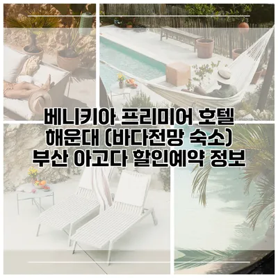 베니키아 프리미어 호텔 해운대 (바다전망 숙소) 부산 아고다 할인예약 정보