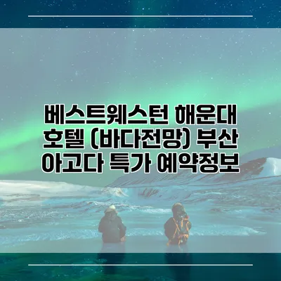 베스트웨스턴 해운대 호텔 (바다전망) 부산 아고다 특가 예약정보