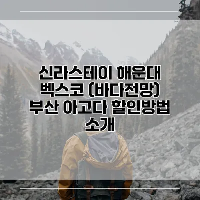 신라스테이 해운대 벡스코 (바다전망) 부산 아고다 할인방법 소개