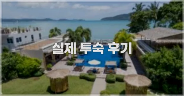 💬 실제 투숙 후기